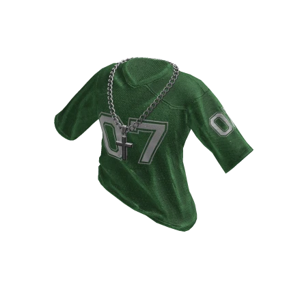 Oversized Jersay W/ Chain (Green)