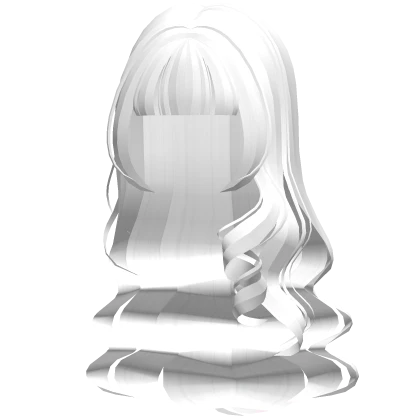 ♡ White Long Princess Wavy Hair