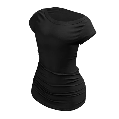Black Tight Fitted Shirt