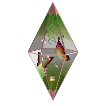 Plumbob Butterfly Garden - Green & Orange