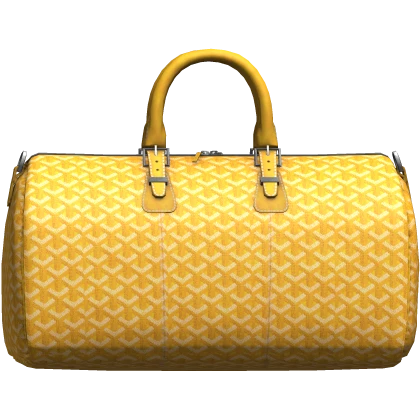 Goyard Yellow Boston 50 Duffle Bag