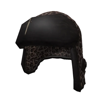 Leopard Sword Ushanka Hat