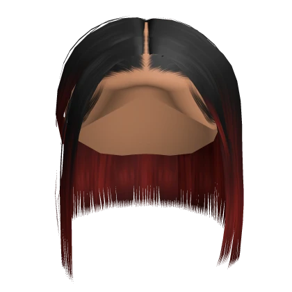 Faith Bob In Black Red Ombre