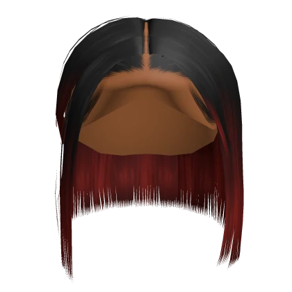 Faith Bob In Black Red Ombre