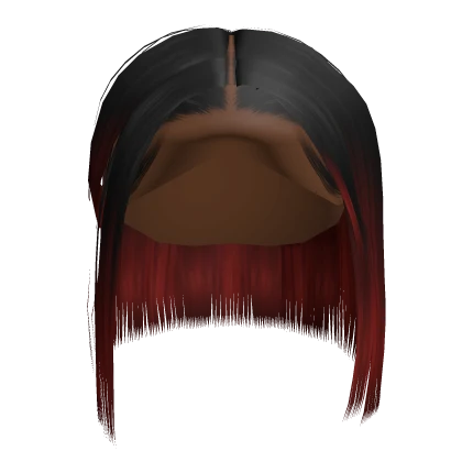 Faith Bob In Black Red Ombre