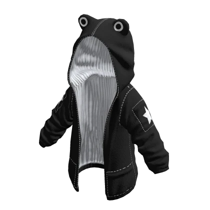Froggy Hoodie Monochrome