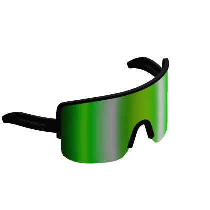 Green Tactical Visor Sunglasses