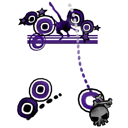 Emo Grunge Frutiger Metro Y2k Purple Aura