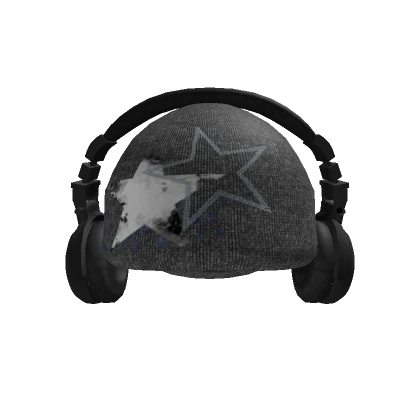 Cyber Y2k Grey Headset