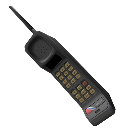 80s retro brick phone 