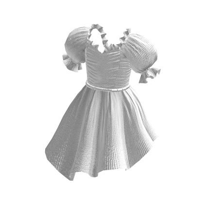 White Cute Mini Dress