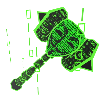 Cartoony Hacker Hammer