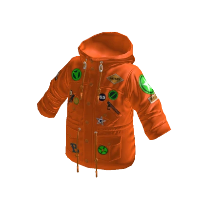 Orange Down jacket