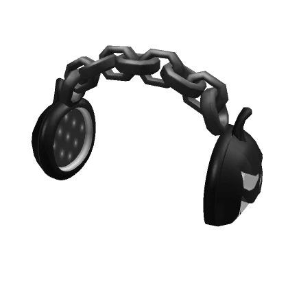 Black Chained Pumpkin Headphones