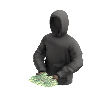 Grey Posed Money Spread Hoodie