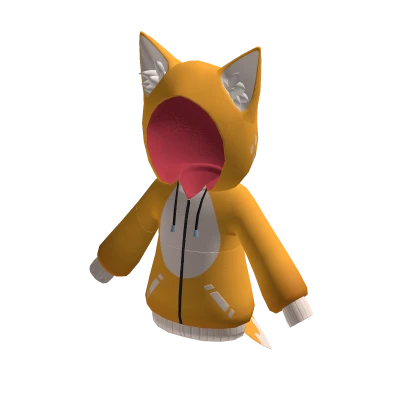 🌙 Yellow Fox Jacket (double tail)