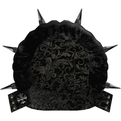 ✤ SPIKED CHROME HOOD