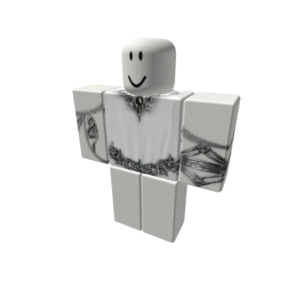 🗡Gaian🗡Ceremonial Fantasy Gem White Top