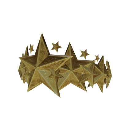 Golden Angelic Celestial Grunge Crown