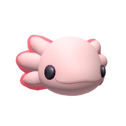 Pink Axolotl Head