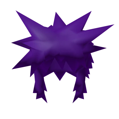 Purple Spiky Hair