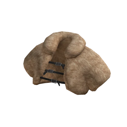 Cropped Fur Jacket (Beige)