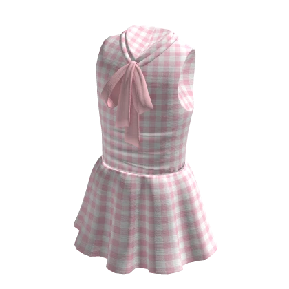 Checkered dress : Pink