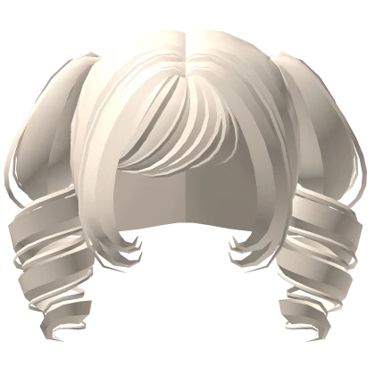 ♡ Blonde Curly Lollipop Dollette Twin Pigtails