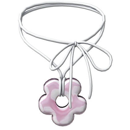  Pink Flower Necklace 3.0