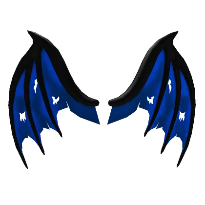 Blue Demonic Wings