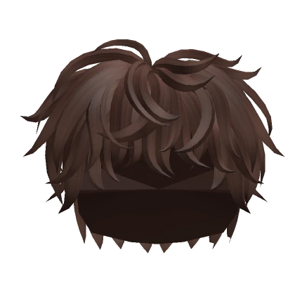 Fluffy Layered Anime Boy Hair (Brown)