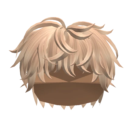 Fluffy Layered Anime Boy Hair (Blonde)