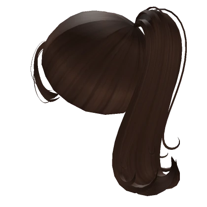 Doll Curly High Ponytail in Brown