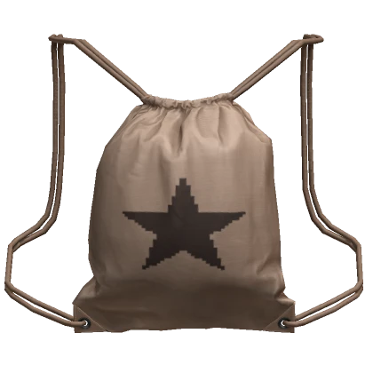 Drawstring Bag Biege Star 1.0