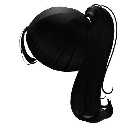 Doll Curly High Ponytail in Black