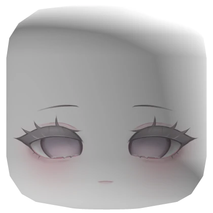 † : gothic pink blush chibi face mask