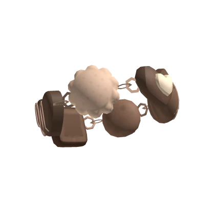 ꒰♡꒱ harajuku mori kei igari chocolate bracelet 