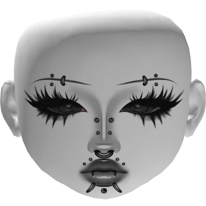 YABUJIN TERROR GOTIC DARKCORE MAKEUP HORROR WHITE