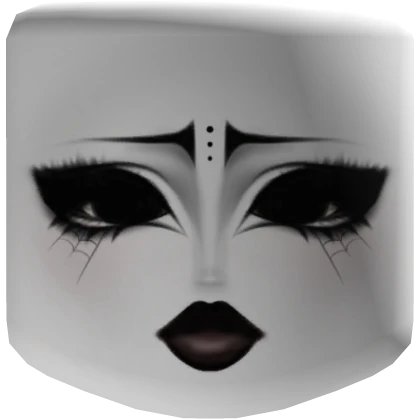 Soft traditional goth woeful makeup