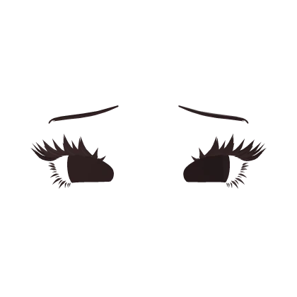 3D Pretty Femme Eyes and Eyelashes Set - Brown