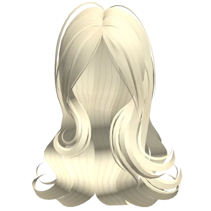 Heavenly Swirly Wavy Curly Hair Pastel Blonde