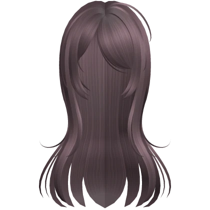 🤍 pretty frail wispy layered emo hair pale berry