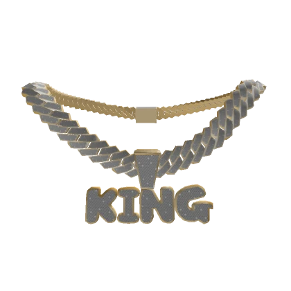 Iced Out Gold King Chain