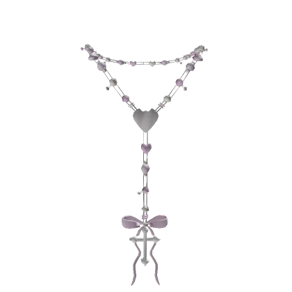 Cute Cross Rosary Necklace 3.0