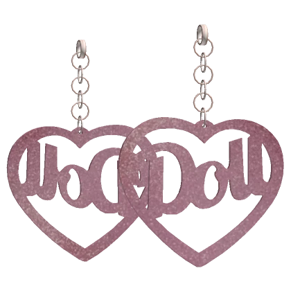 Glittery Y2K Doll Earrings