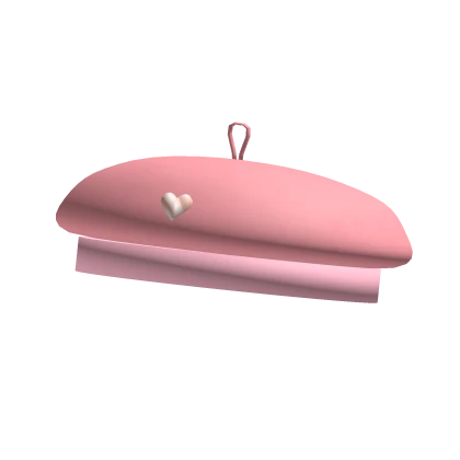 Pink Heart Beret