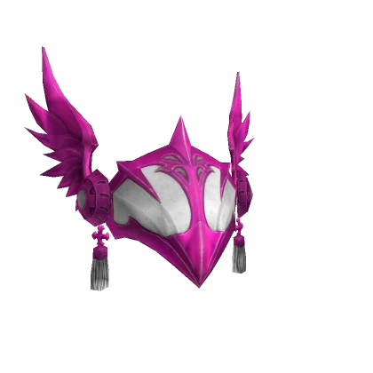 Pink Angelic Winged Helm