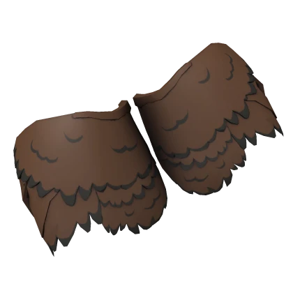 Brown Black Tip Owl Wings