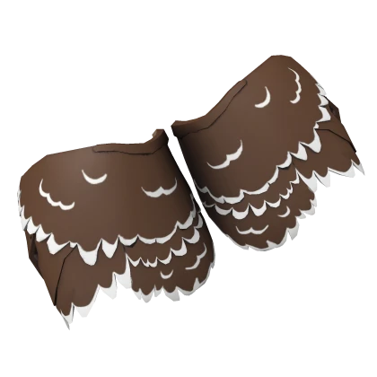 Natural Owl Wings (White)