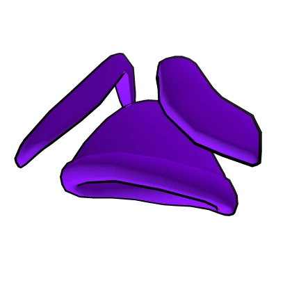 Extremely Purple Bunny Hood